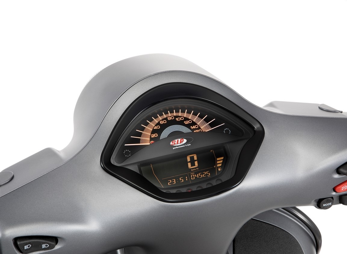 Contagiri/tachimetro per Vespa GTS/​GTS Super 300ccm FL ('14-), nero