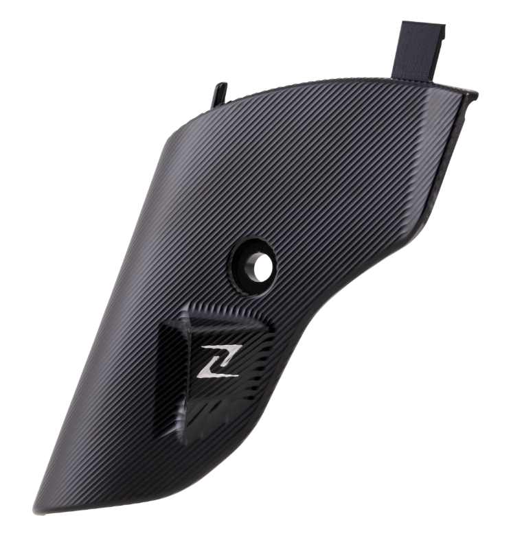 Carenatura forcella ZELIONI per Vespa Primavera/Sprint/Elettrica 50-150ccm, anodizzata nera opaca