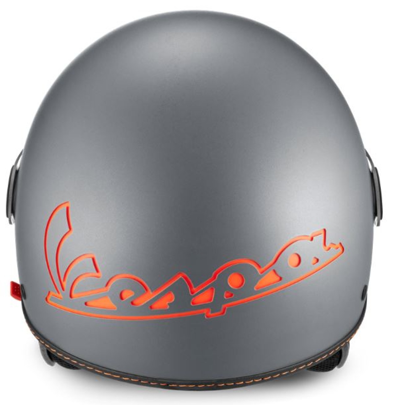 Casco jet Vespa, Vespa Visor LangHe, grigio/titanio (707/C)