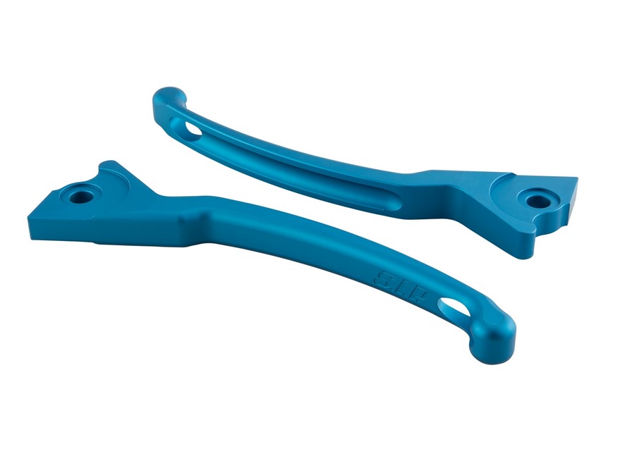 Set leve freno sportive per Vespa, destra e sinistra, blu opaco
