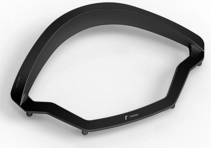 Anello decorativo tachimetro RIZOMA per Vespa GTS/GTS Super 125-300cc (`23-), nero