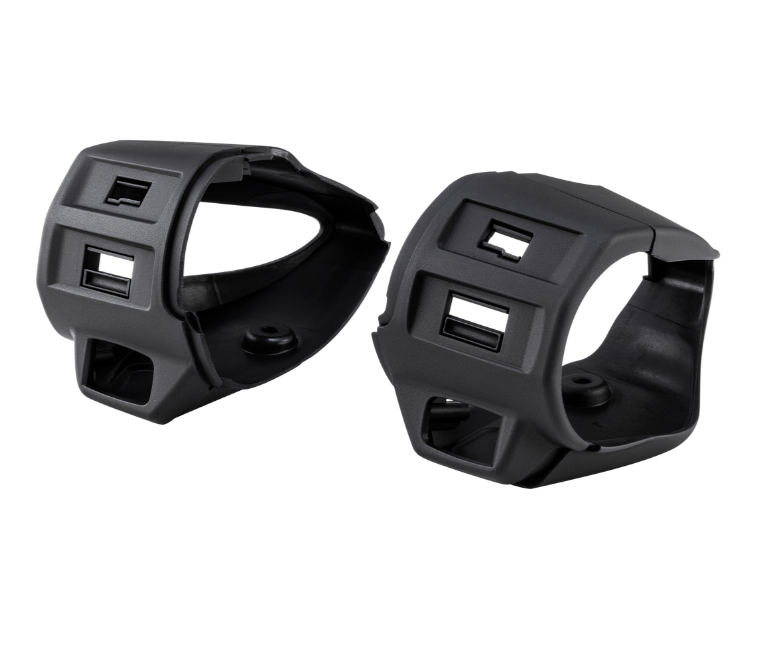 Coperchio dell'interruttore, destro e sinistro per Vepsa Primavera/Sprint/Elettrica, nero opaco