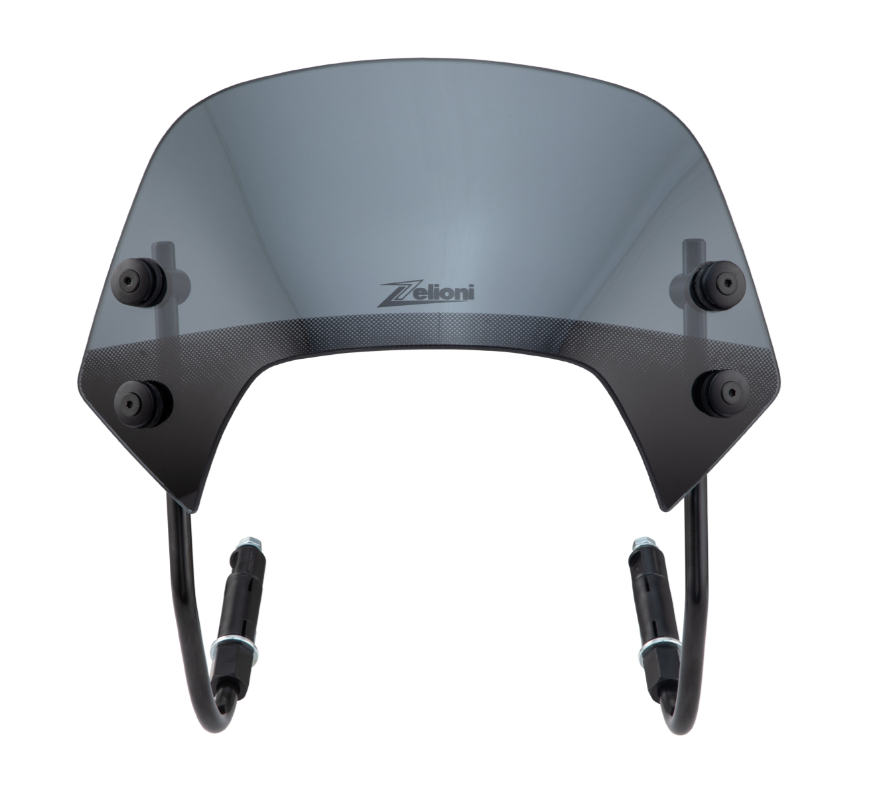 Paravento ZELIONI Racing per Vespa Sprint 50-150cc 2T/4T, nero oscurato