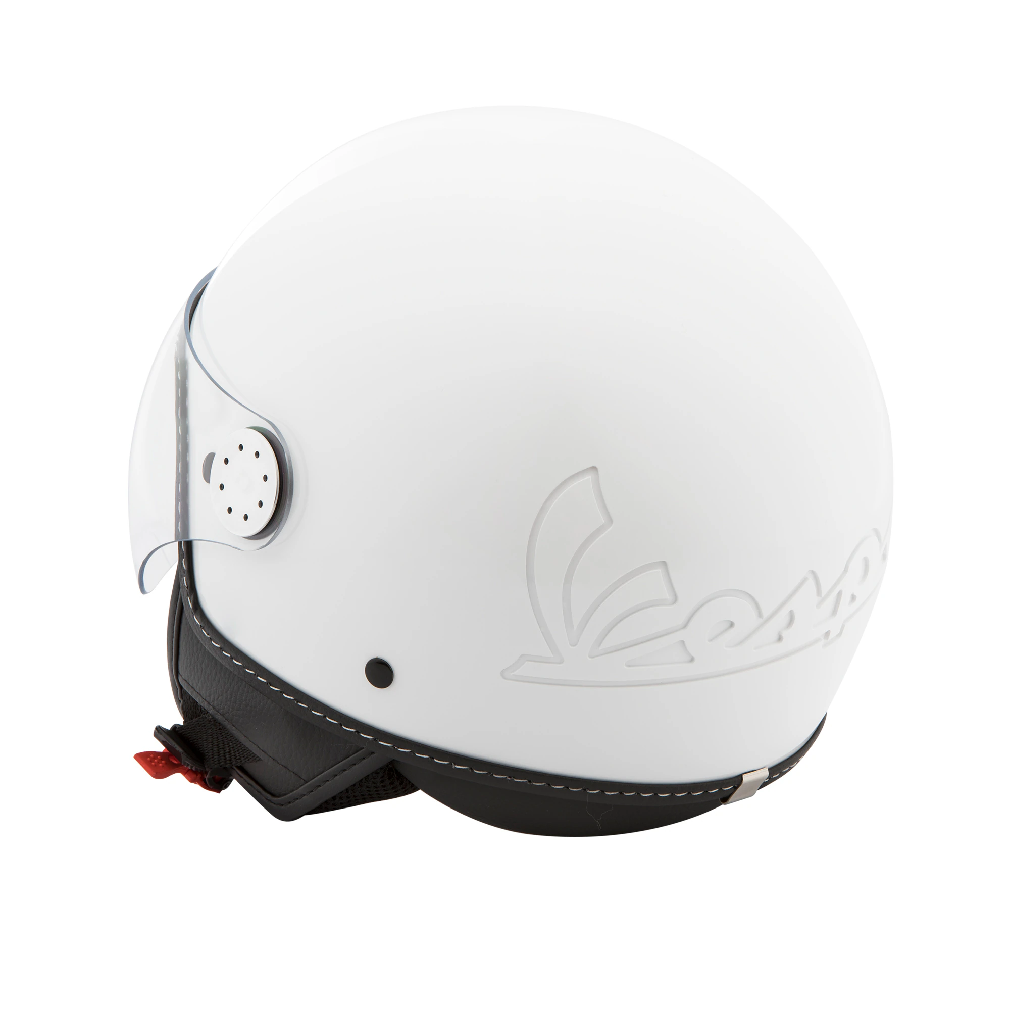 Casco Vespa jet Visiera 4.0 colore bianco vibrante