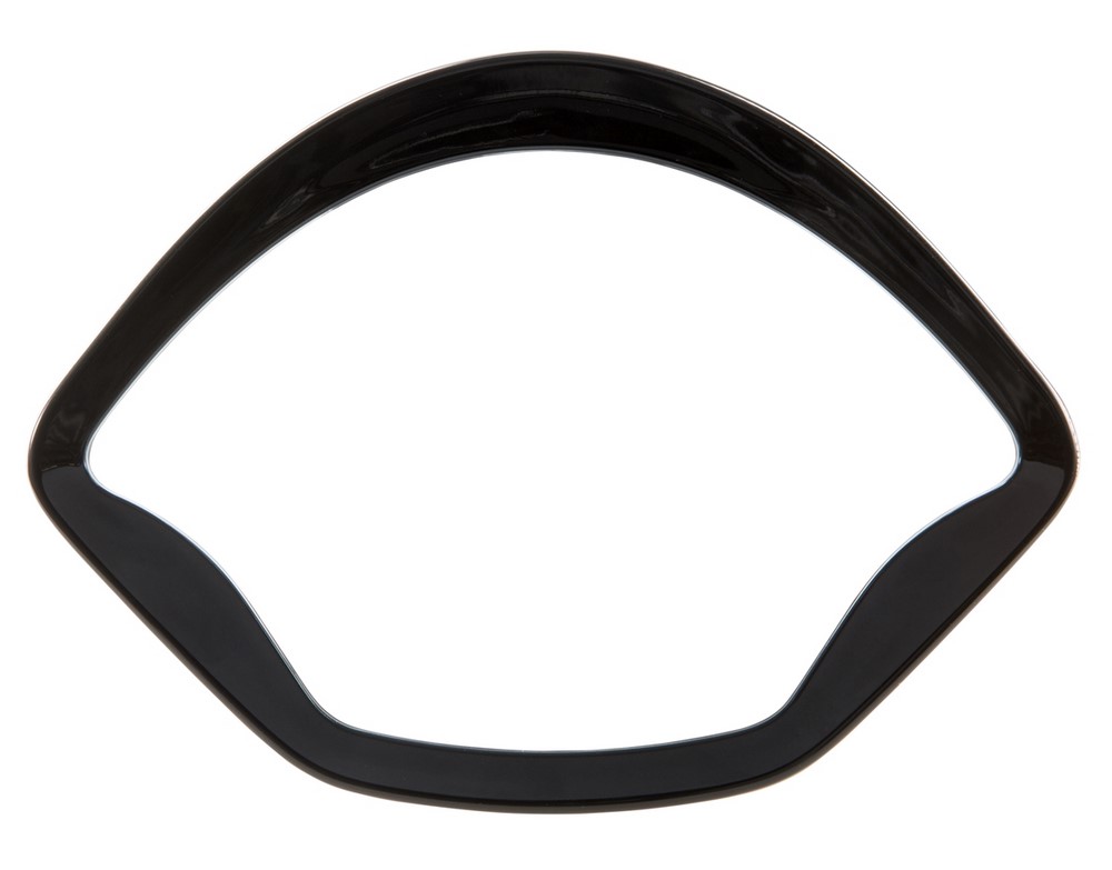 Anello decorativo tachimetro per Vespa GTS/​GTS Super 125-300ccm ('14-), nero lucido