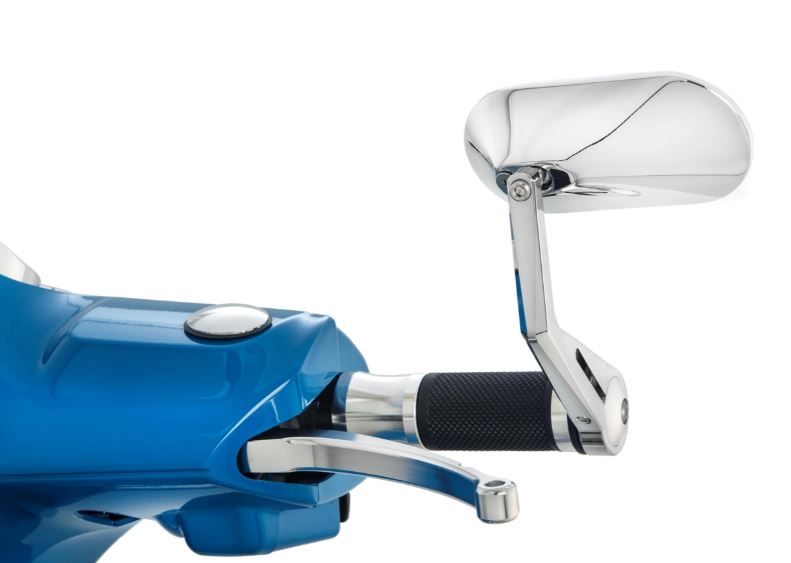 Copriforo per specchietto destro e sinistro per Vespa, cromato