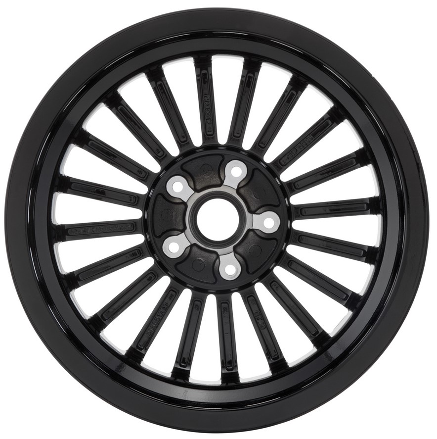 Cerchio anteriore/posteriore Vespa GTS/​GTS Super/​GTV/​GT 60/​GT/​GT L 125-300ccm, nero lucido