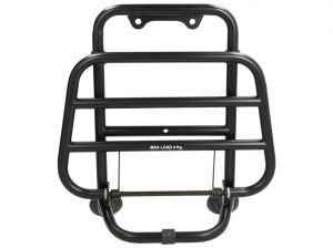Portapacchi anteriore originale Vespa GTS/GTV/Sei Giorni, nero (fino all'anno di costruzione 2018)