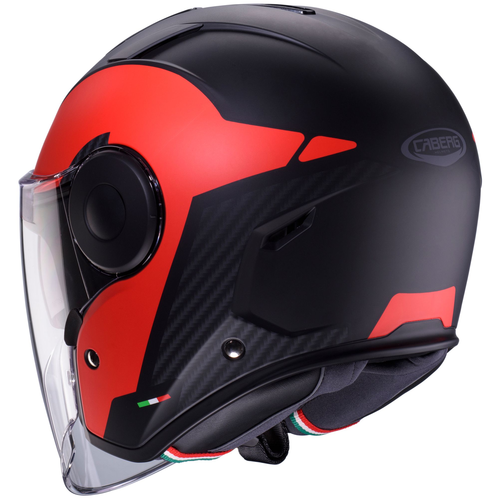 Caberg casco Soho Milano nero/rosso