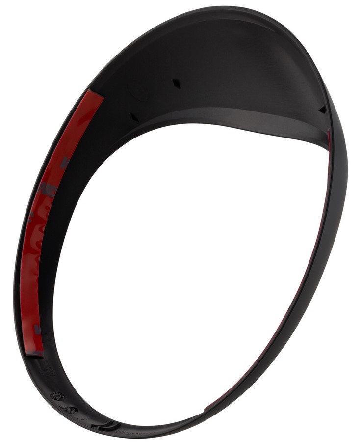 Anello faro per Vespa GTS/​GTS Super/​GT/​GT L 125-300ccm, nero opaco