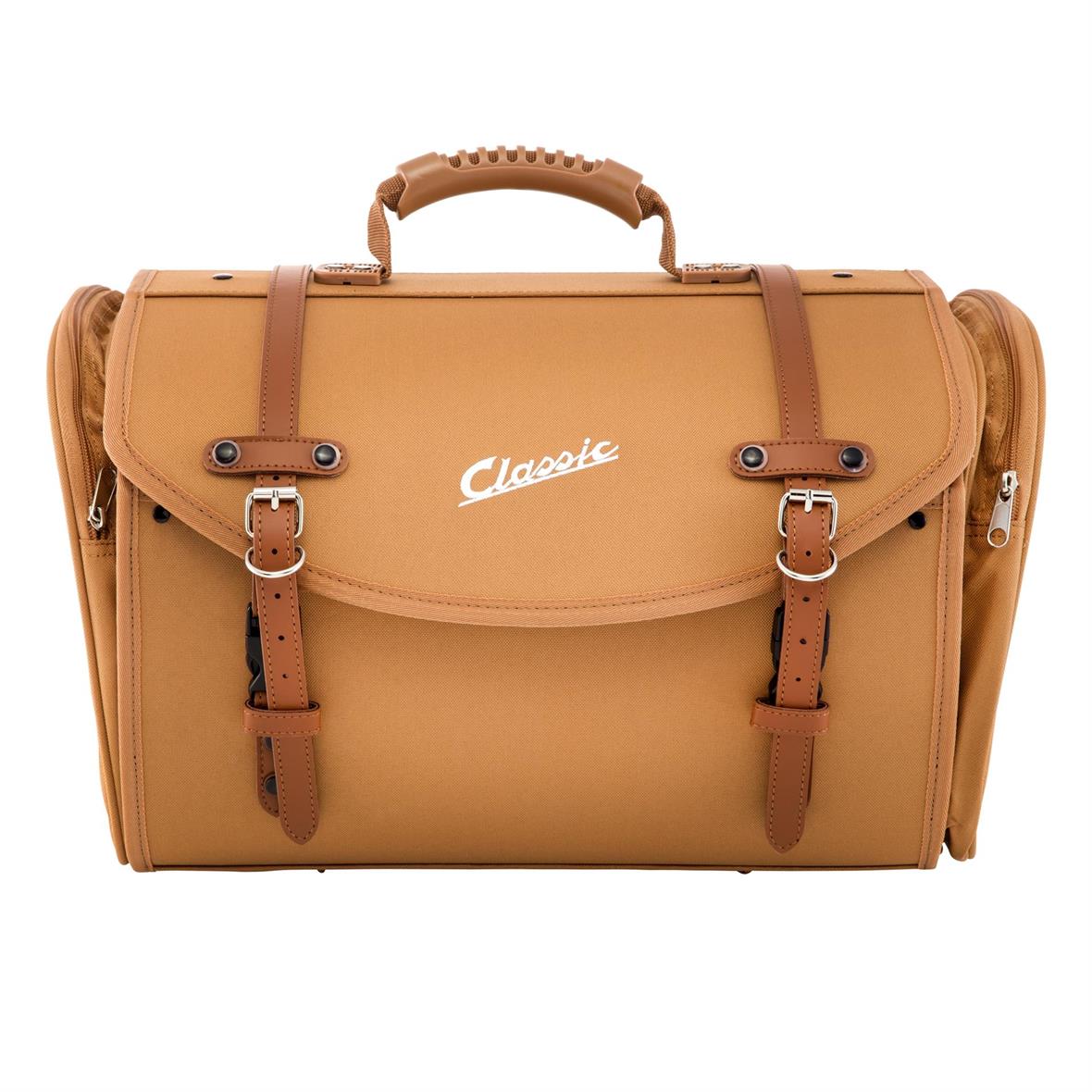 Borsa grande "Classic" per portapacchi per Vespa - marrone, nylon