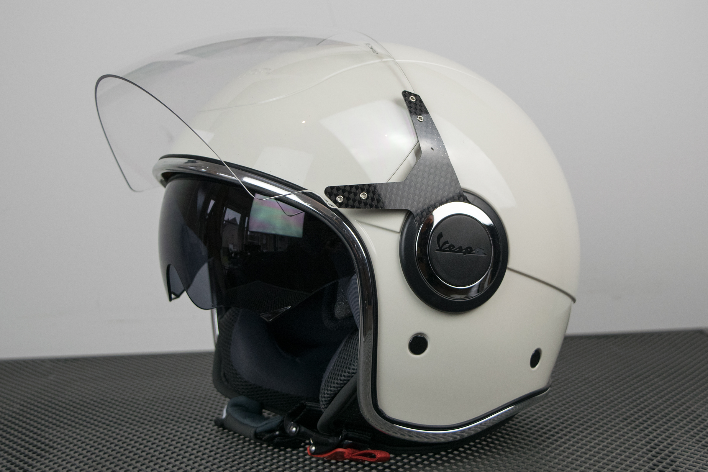 Casco Vespa Jet VJ bianco