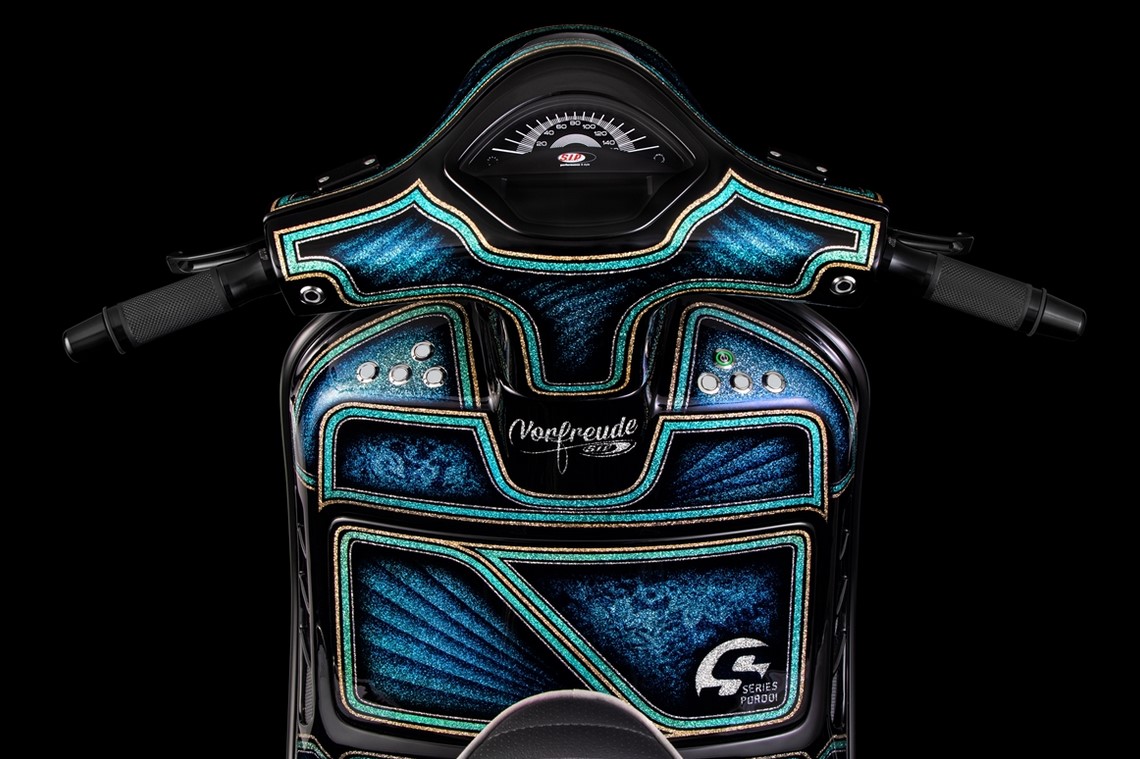 Contagiri/tachimetro per Vespa GTS/​GTS Super 300ccm FL ('14-), nero