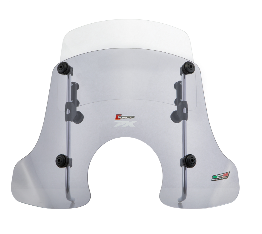 Parabrezza FACO "Twin-Screen" per Vespa PX 80-200cc, colorato