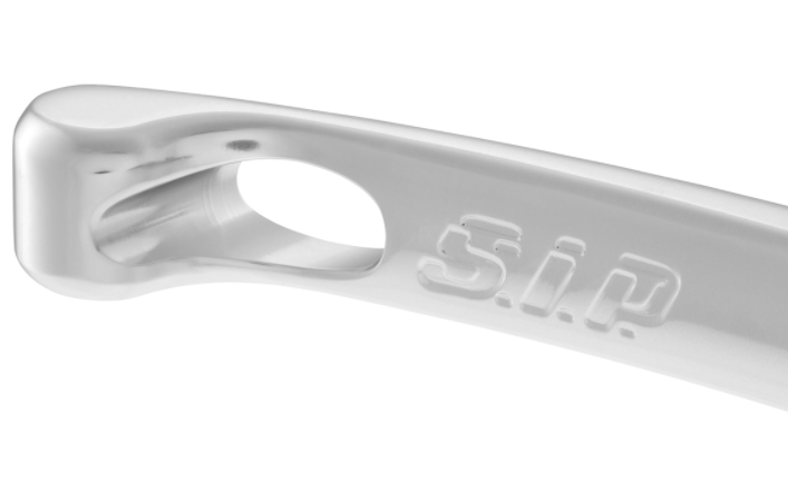 Set leva freno sportivo sinistra/destra per Vespa LX/​LXV/​S/​Primavera/​Sprint 50-150ccm, argento