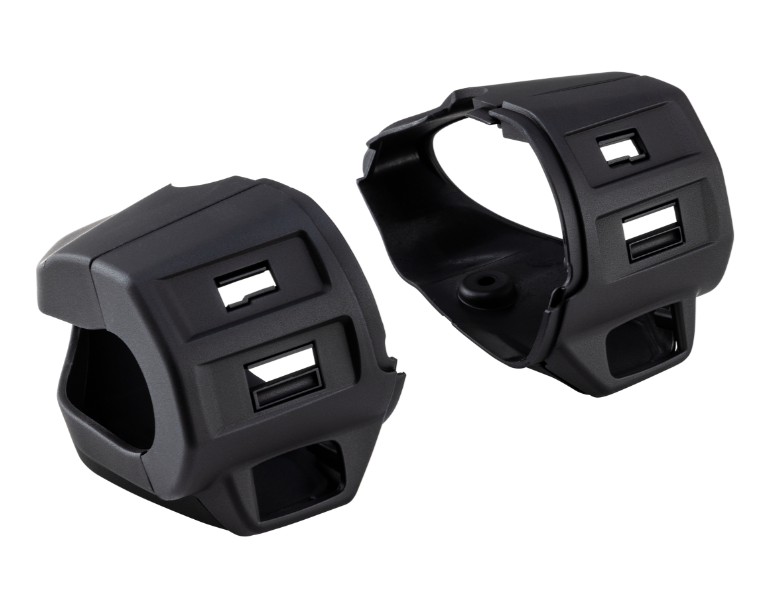 Coperchio dell'interruttore, destro e sinistro per Vepsa Primavera/Sprint/Elettrica, nero opaco