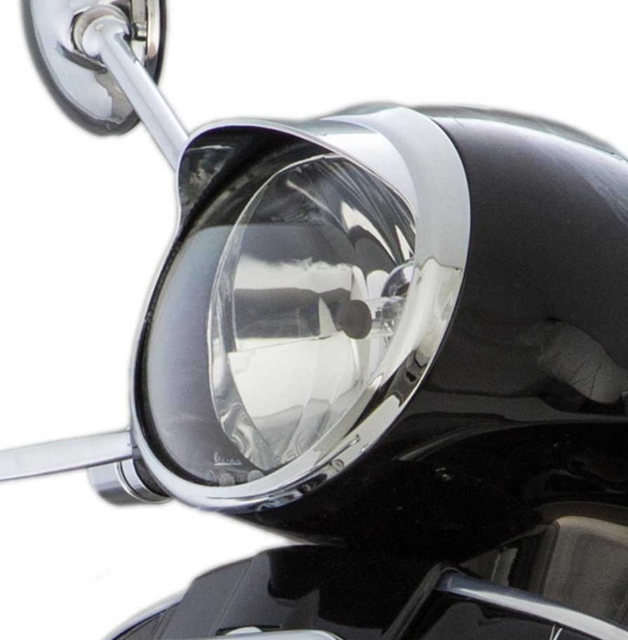 Anello faro per Vespa GTS/​GTS Super/​GT/​GT L 125-300ccm, cromato