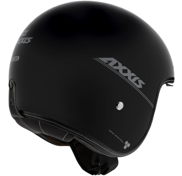 Casco jet Axxis, Hornet SV, nero opaco