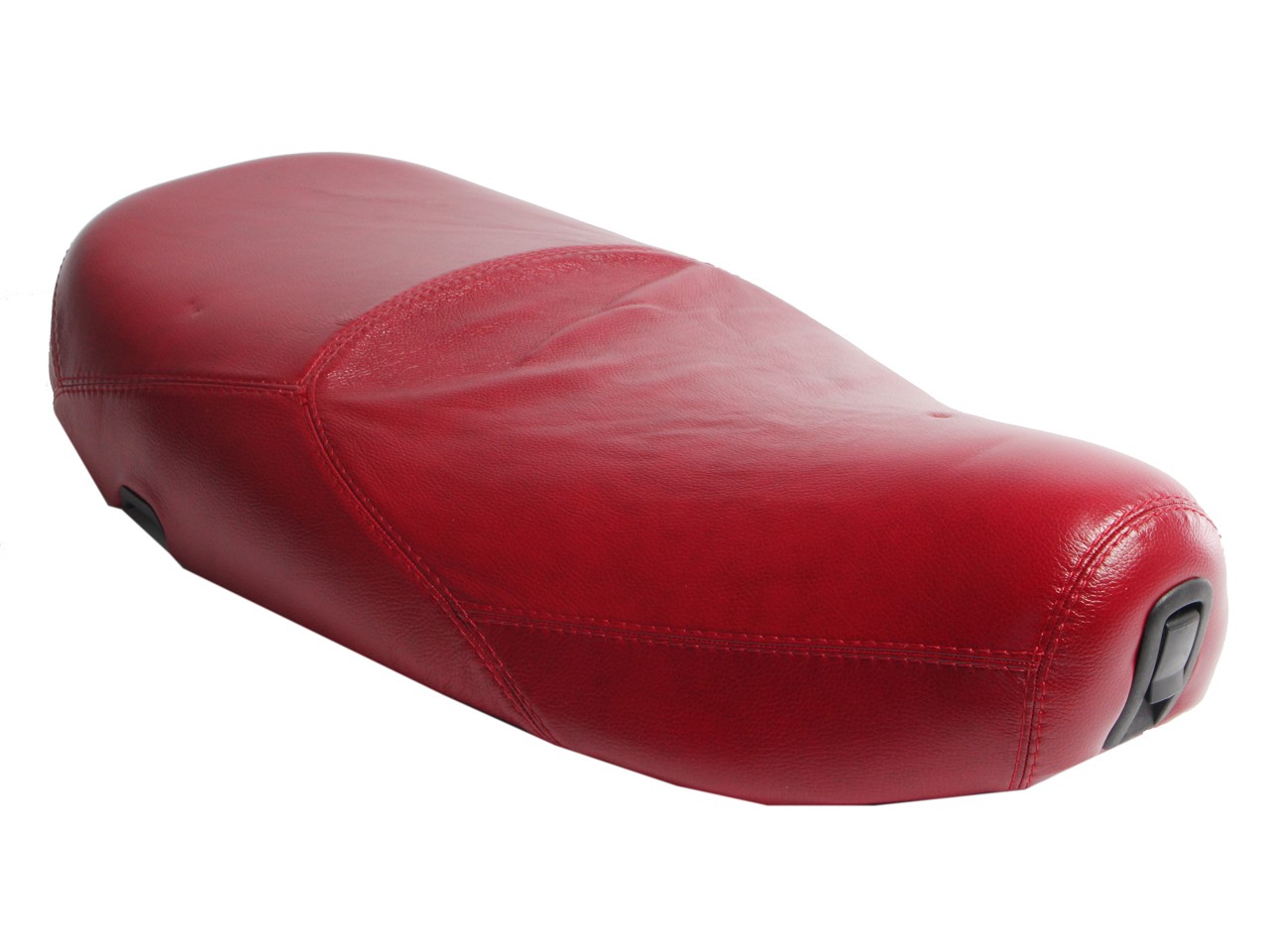 Sella Vespa vera pelle rossa per LX 50-150cc Touring, ET2/ET4 /LX/LXV/S 50-150ccm-