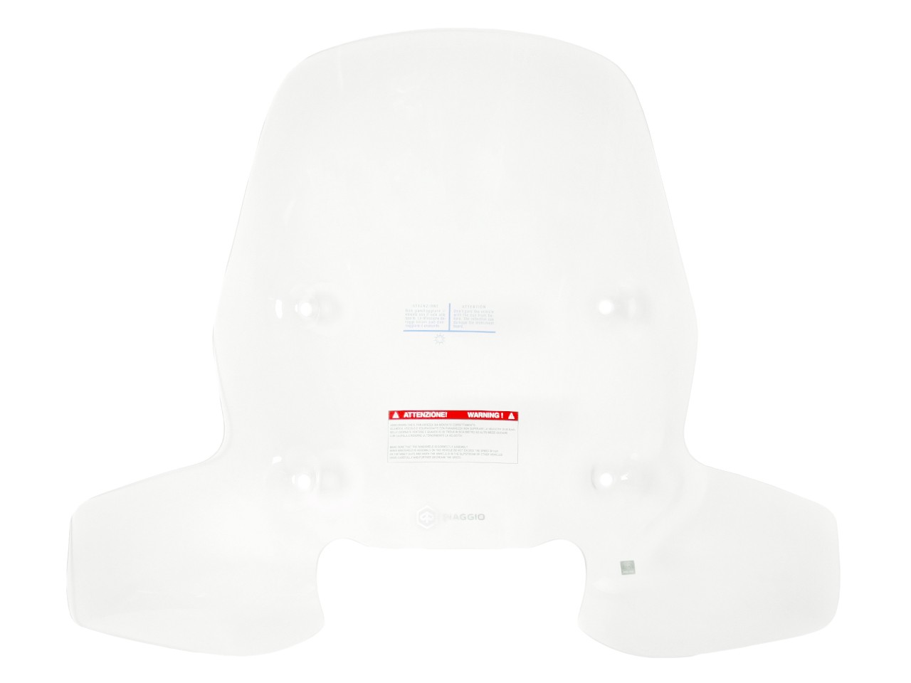 Parabrezza Urban chiaro con supporto per Beverly HPE