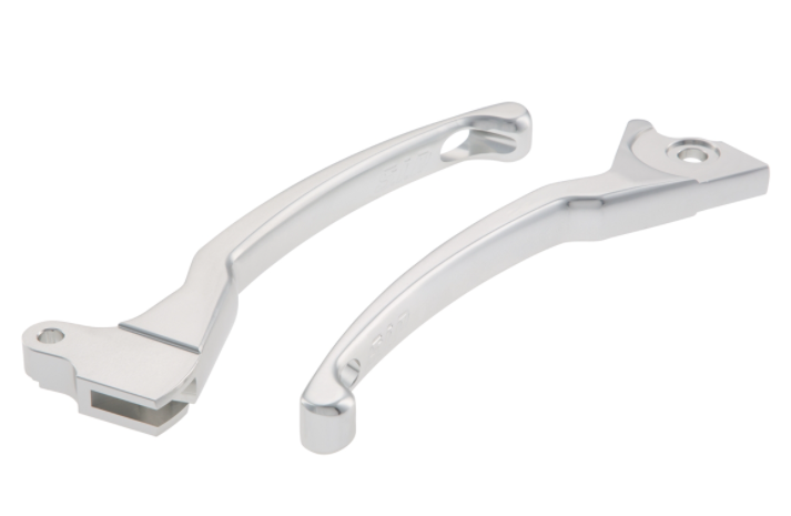Set leva freno sportivo sinistra/destra per Vespa LX/​LXV/​S/​Primavera/​Sprint 50-150ccm, argento