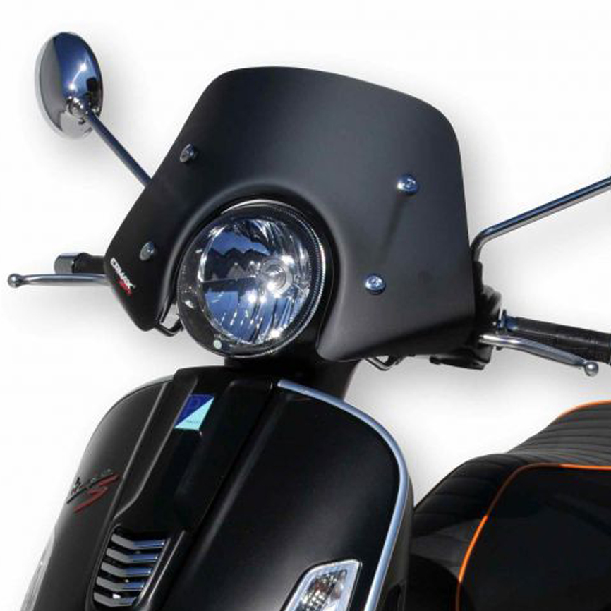 Cupolino Piccolo per Vespa GTS/​GTS Super/​​GT/​GT L 125-300ccm, nero opaco