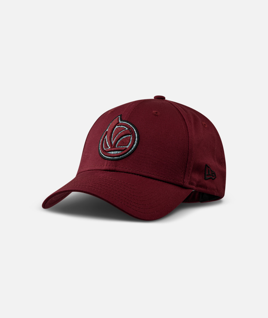 Cappello da baseball Vespa DEC Glitter New Era 9Forty rosso