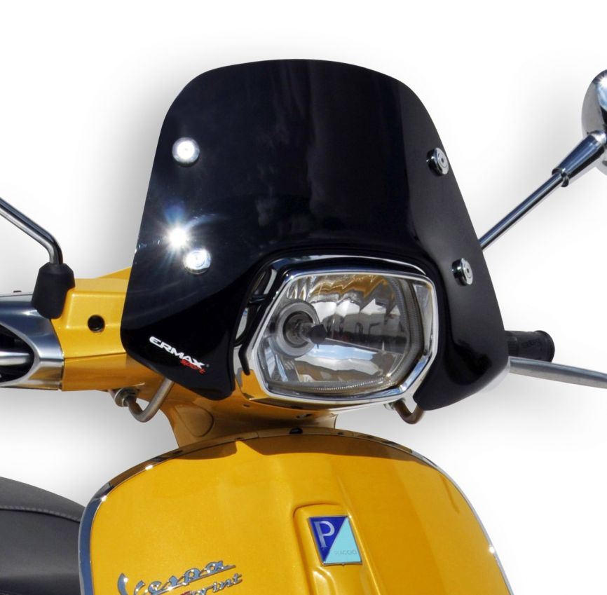 Cupolino Ermax Piccolo per Vespa Sprint - nero