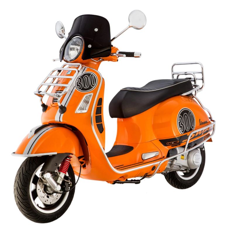 Flyscreen ERMAX Piccolo per Vespa GTS/GTS Super/GT/GT L (-'22), nero oscurato