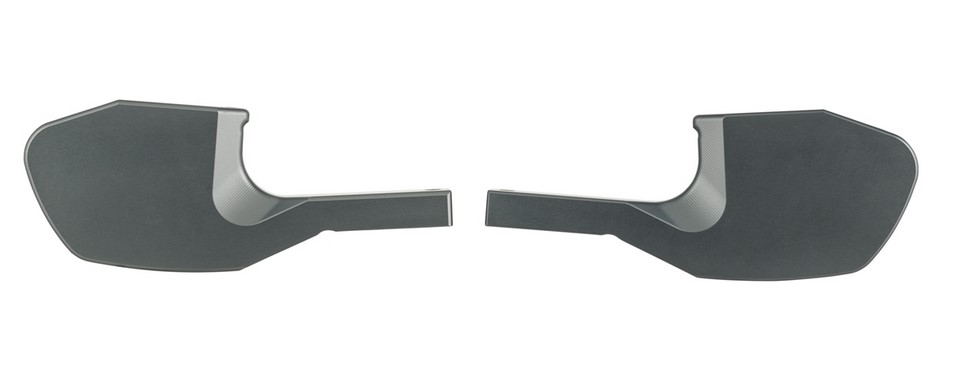 Adattatore poggiapiedi passeggero per Vespa GTS/​GTS Super/​GTV/​GT 60/​GT/​GT L 125-300ccm, grigio opaco