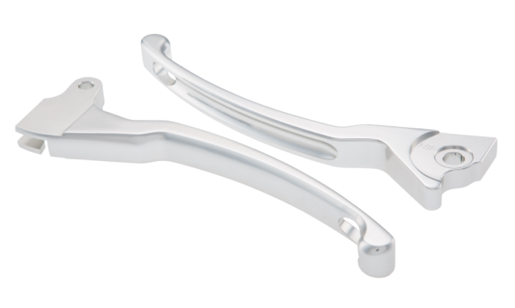 Set leva freno sportivo sinistra/destra per Vespa LX/​LXV/​S/​Primavera/​Sprint 50-150ccm, argento