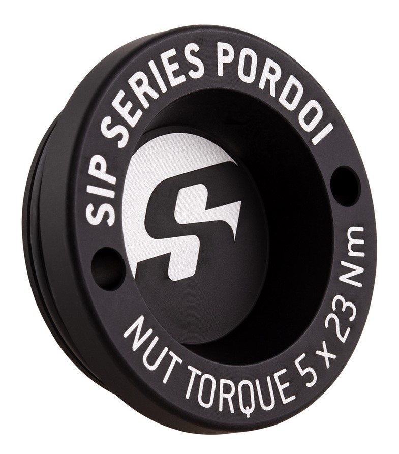Tappo parapolvere 12" cerchio anteriore per Vespa GTS/​GTS Super/​GTV/​GT 125-300ccm, nero opaco