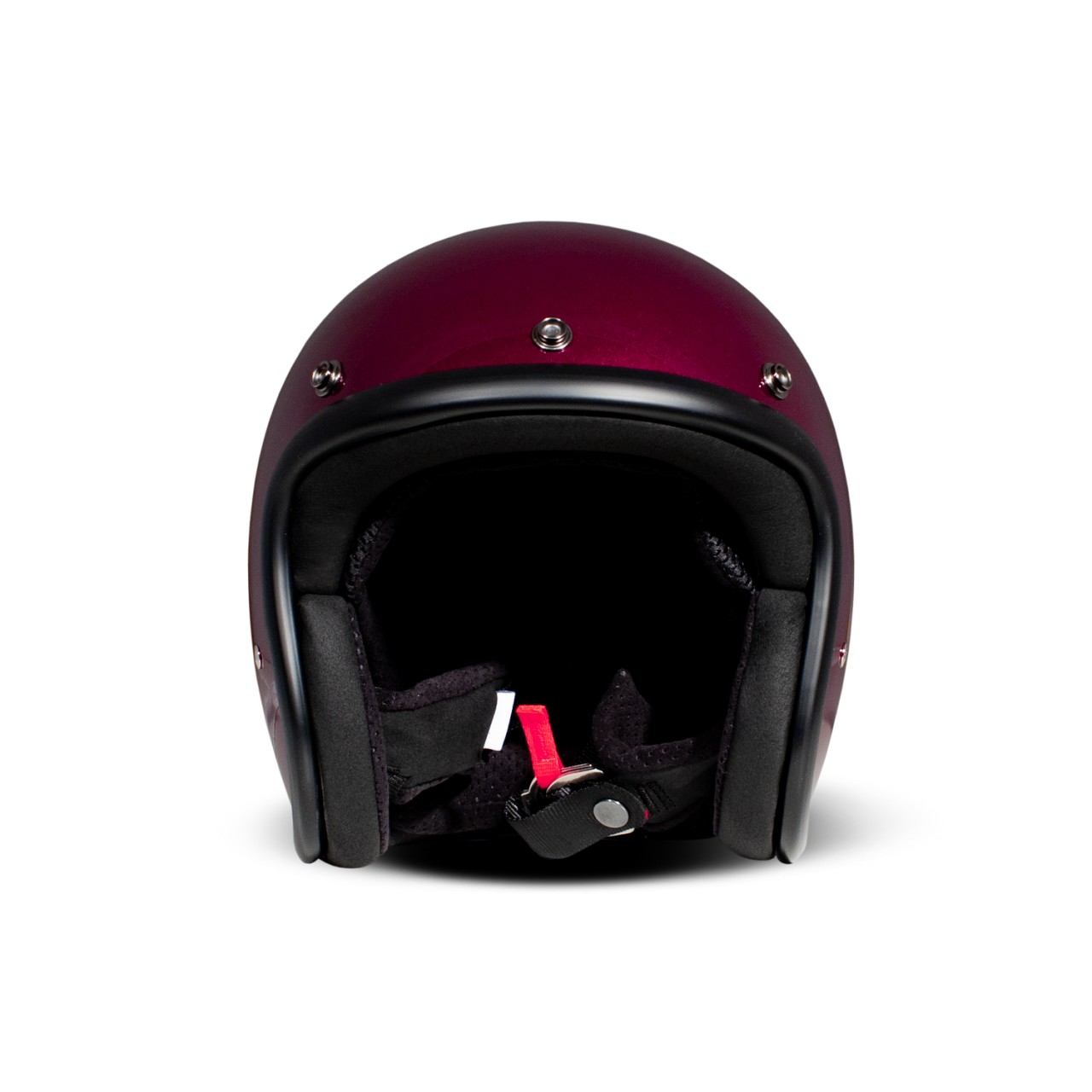 Casco jet DMD Retro, viola, glitterato, Purple, fibra di vetro, ECE 22.06