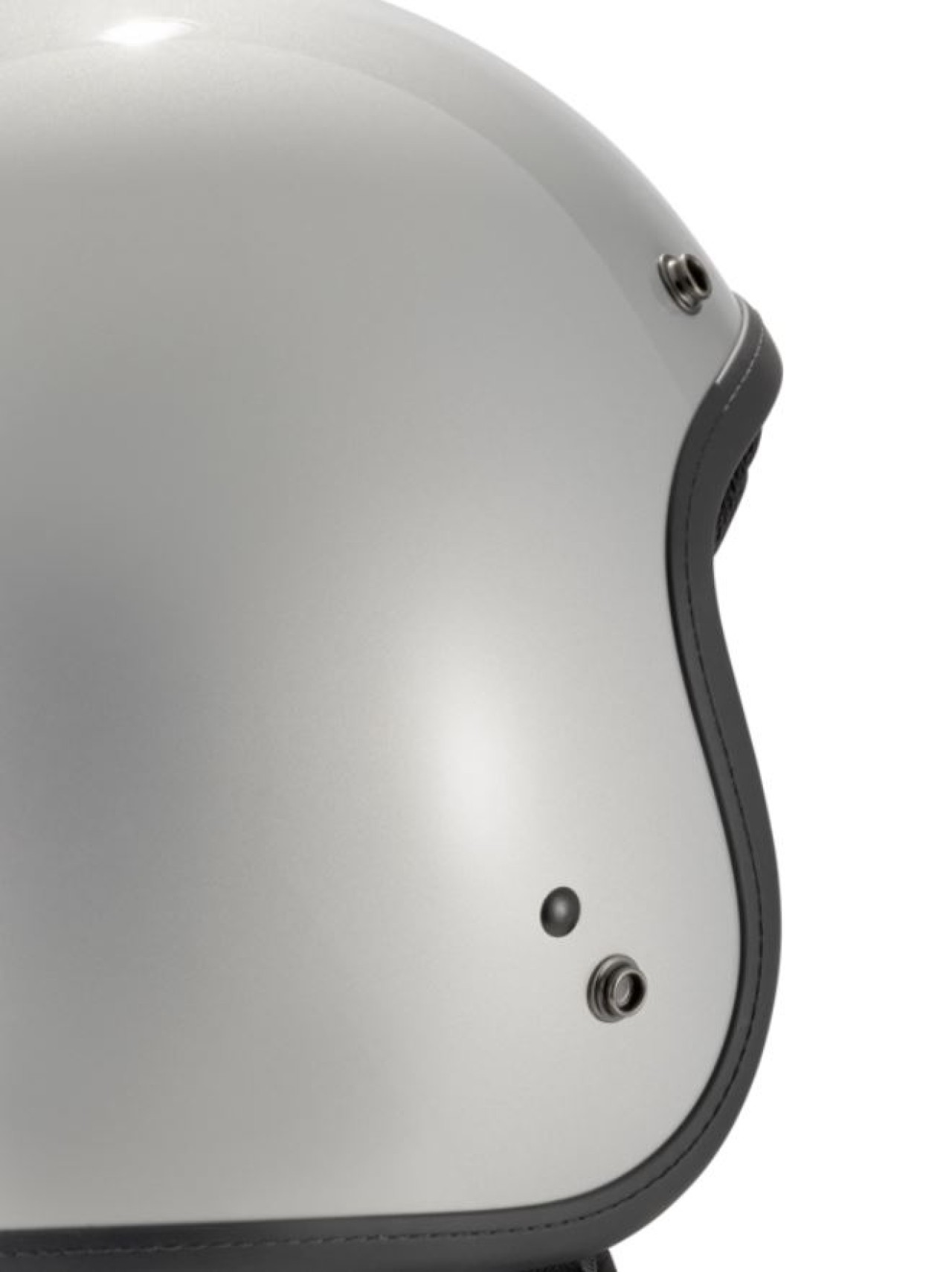 Casco jet Vespa Versilia grigio - L
