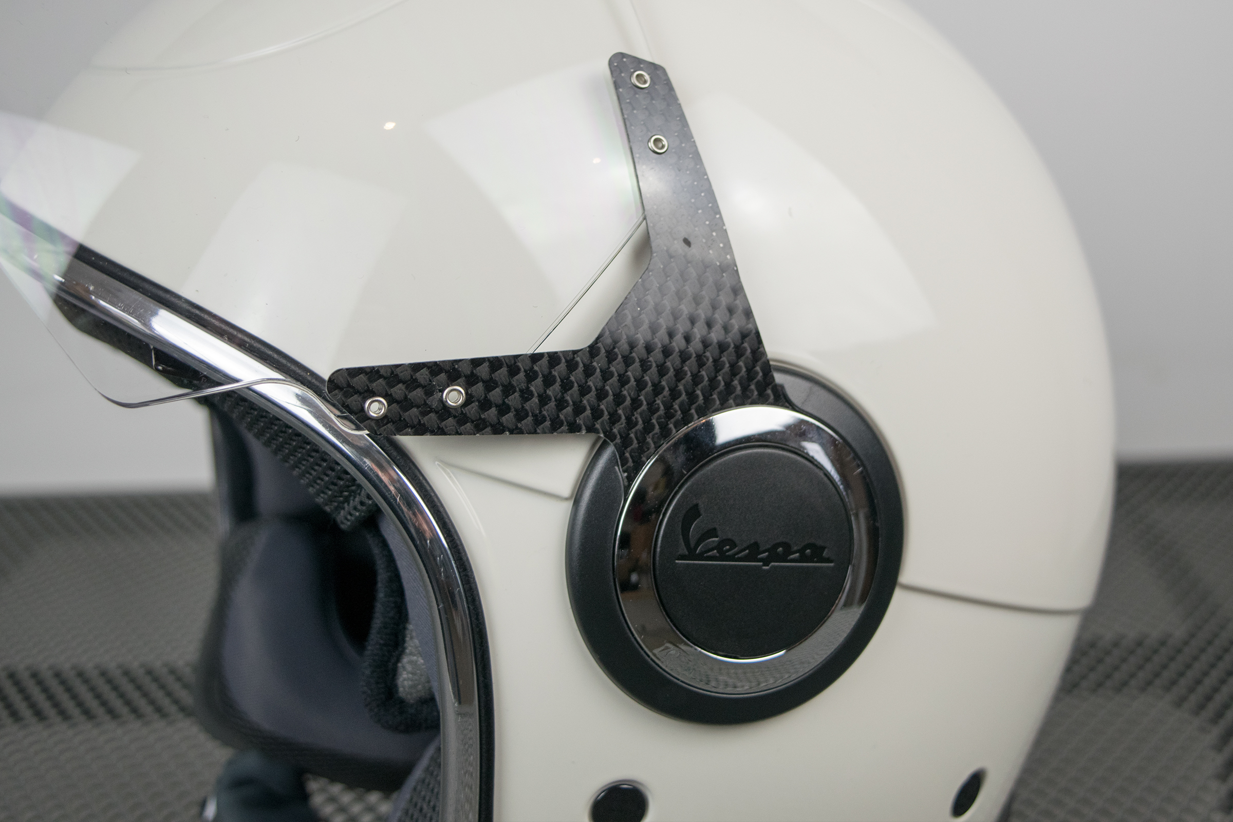 Casco Vespa Jet VJ bianco