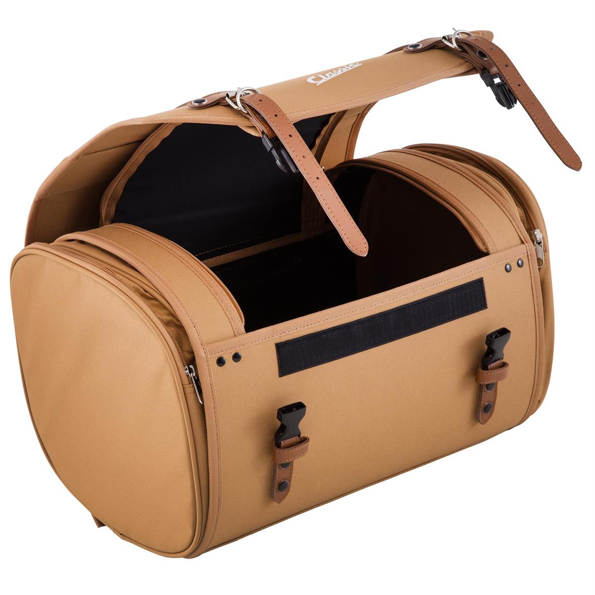 Borsa grande "Classic" per portapacchi per Vespa - marrone, nylon