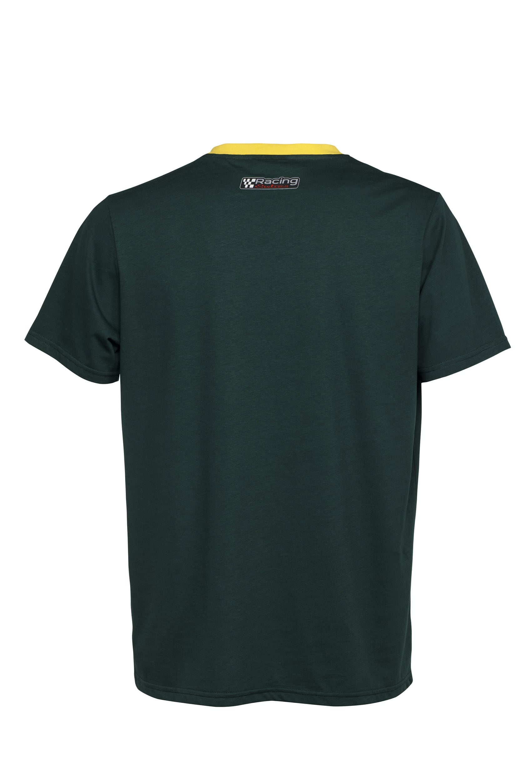 T-Shirt Vespa Racing anni Sessanta anni '60 verde/gialla