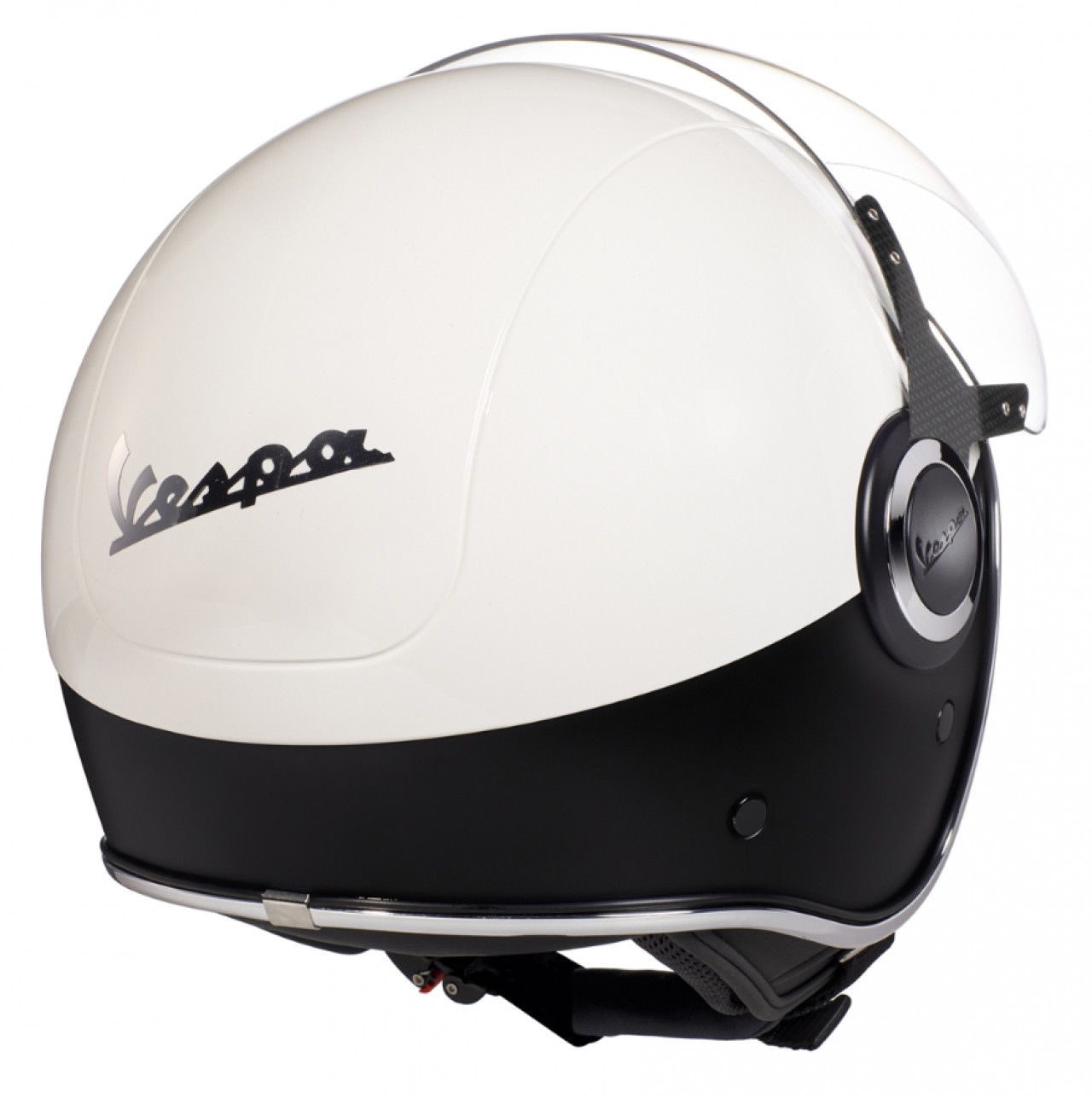 Casco Vespa VJ bianco / nero taglia M