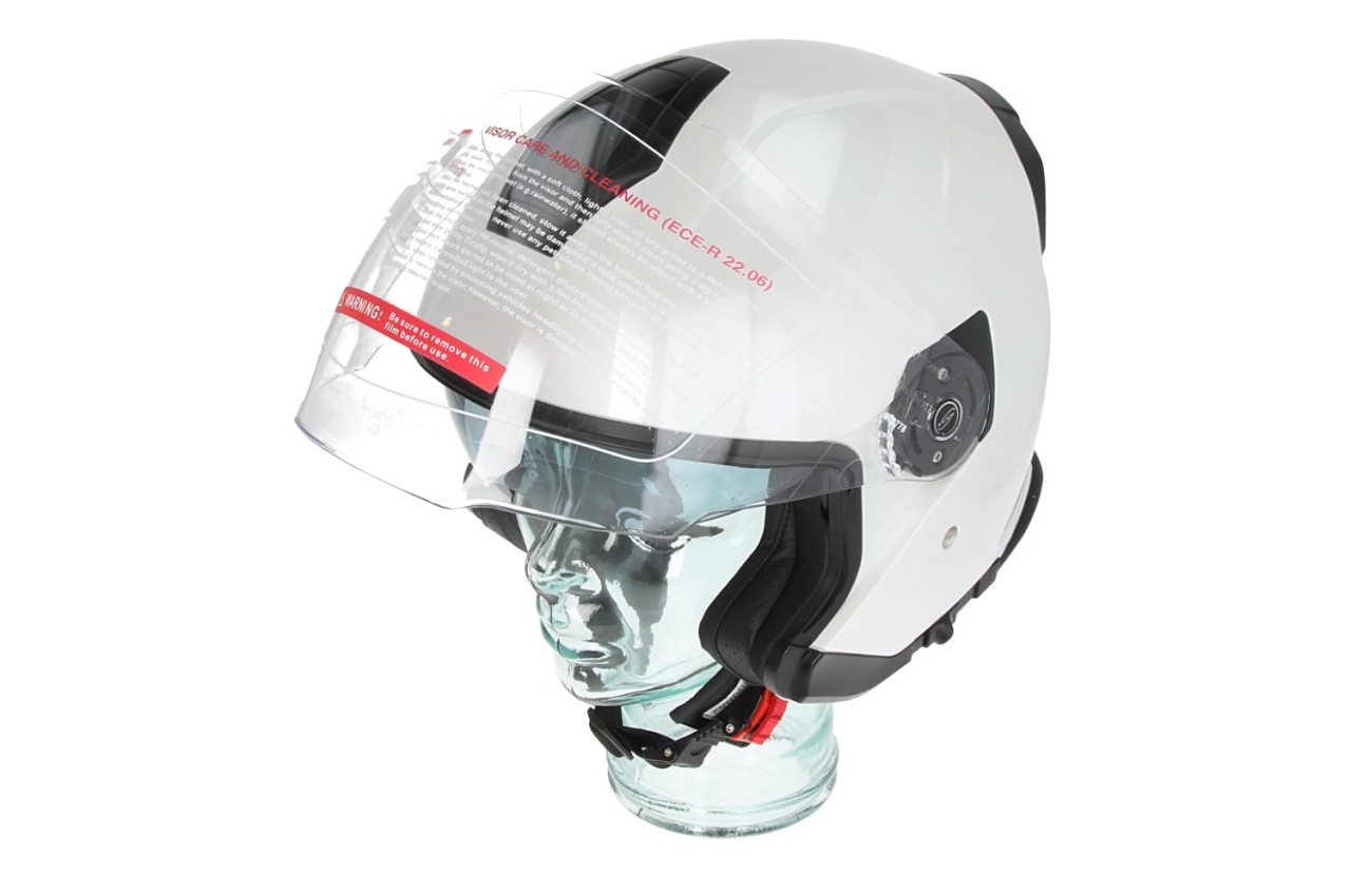 Casco jet Piaggio Full Jet PFJ bianco lucido