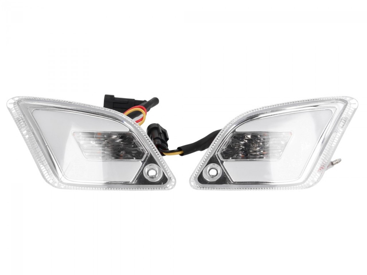 Kit frecce a LED posteriori, trasparenti per Vespa GT, GTL, GTV, GTS 125-300 (2014-2018)
