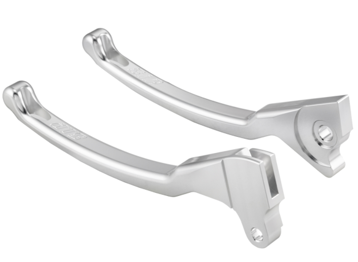 Set leva freno sportivo sinistra/destra per Vespa LX/​LXV/​S/​Primavera/​Sprint 50-150ccm, argento
