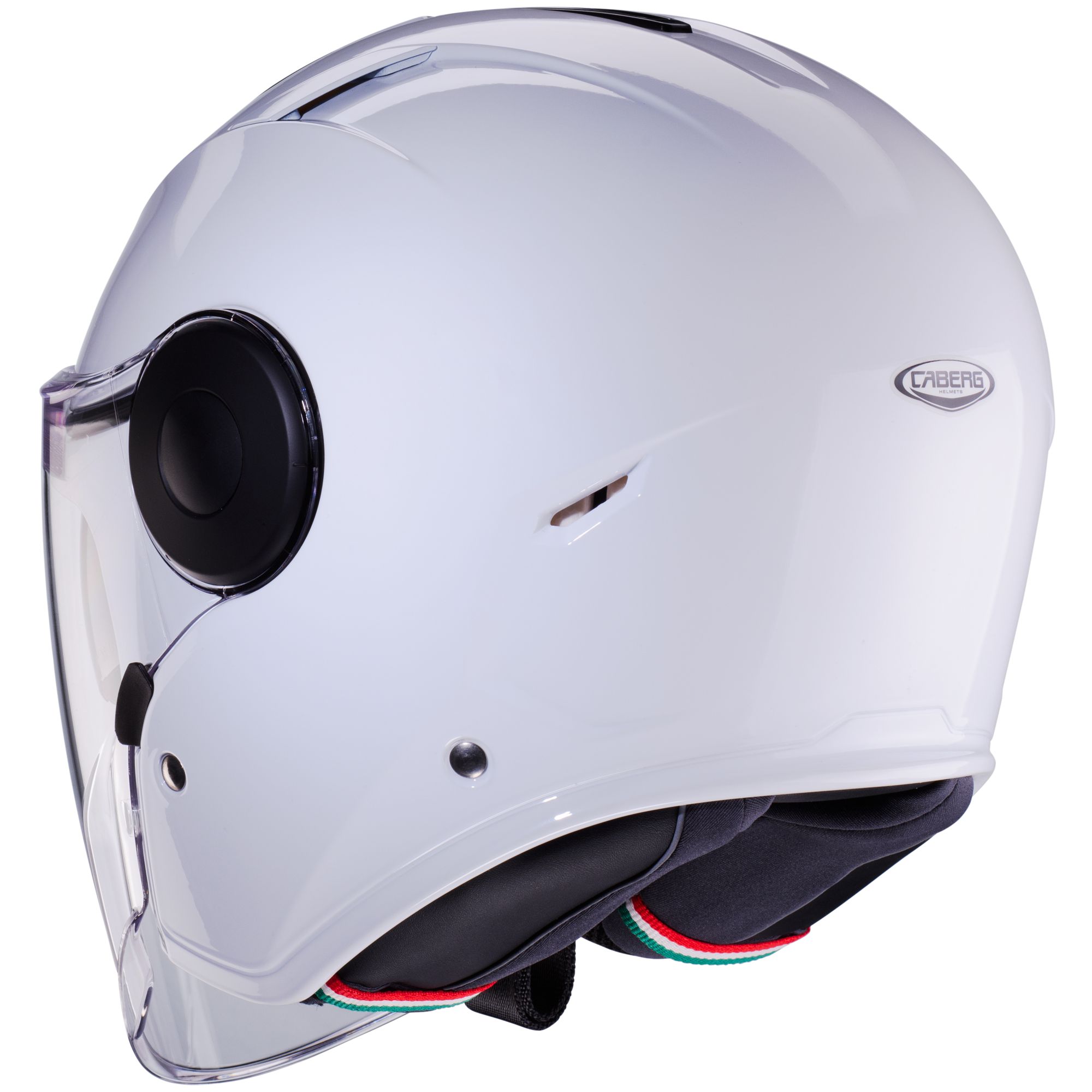 Casco Caberg Soho bianco metallizzato