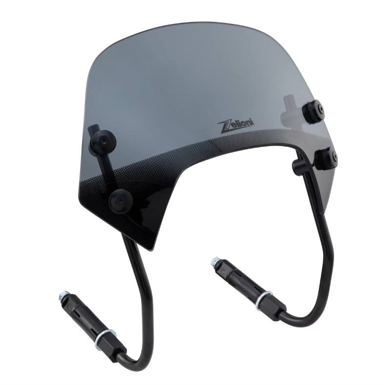 Paravento ZELIONI Racing per Vespa Sprint 50-150cc 2T/4T, nero oscurato
