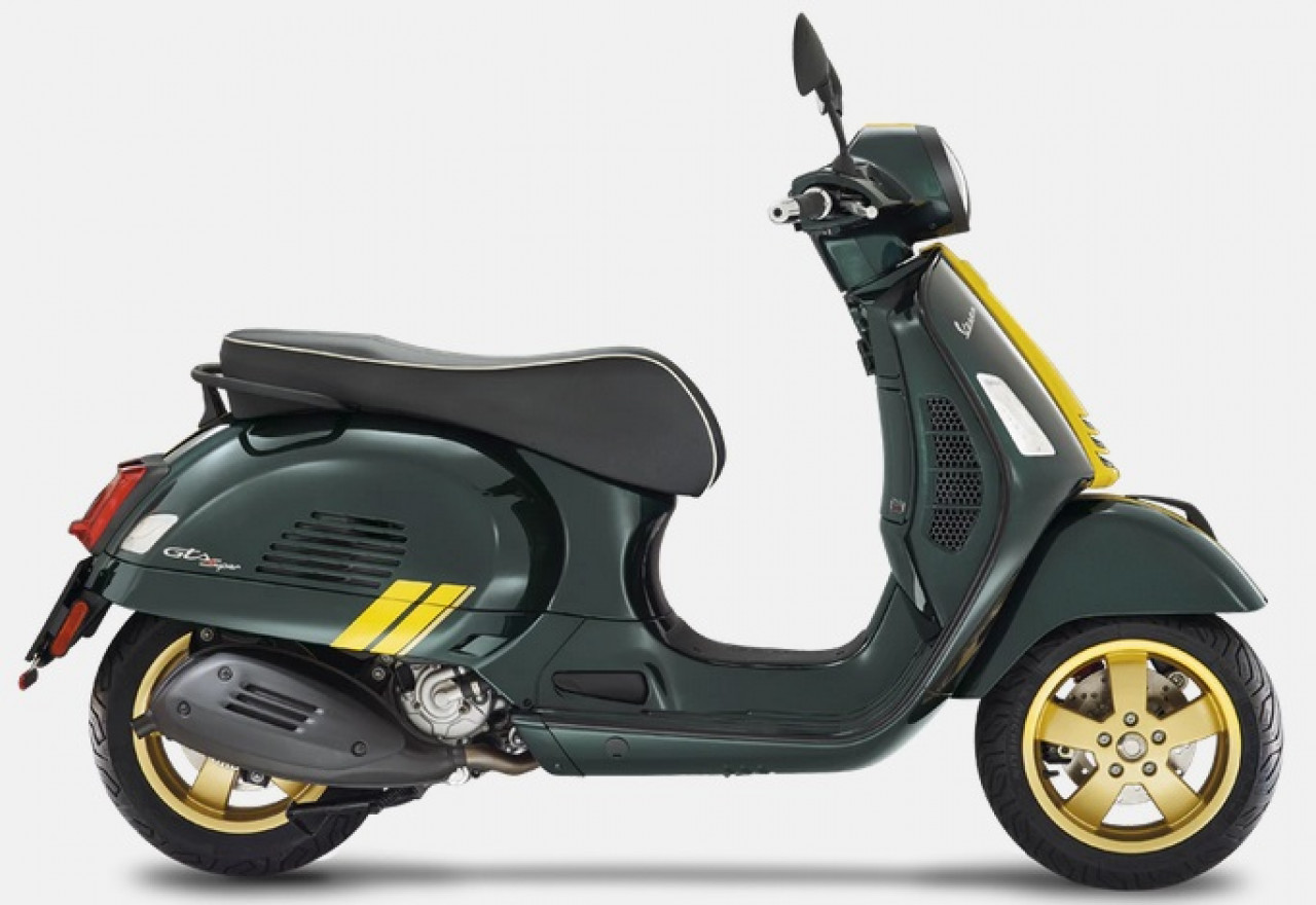 Set decorativo Vespa GTS Racing anni Sessanta - Giallo