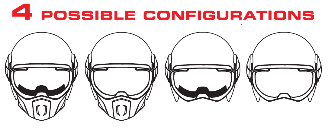 Casco Caberg Ghost, verde opaco