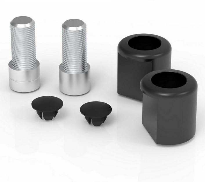 Copriforo per specchietto RIZOMA per Vespa GTS/GTS Super 125-300cc ('19-'22), nero