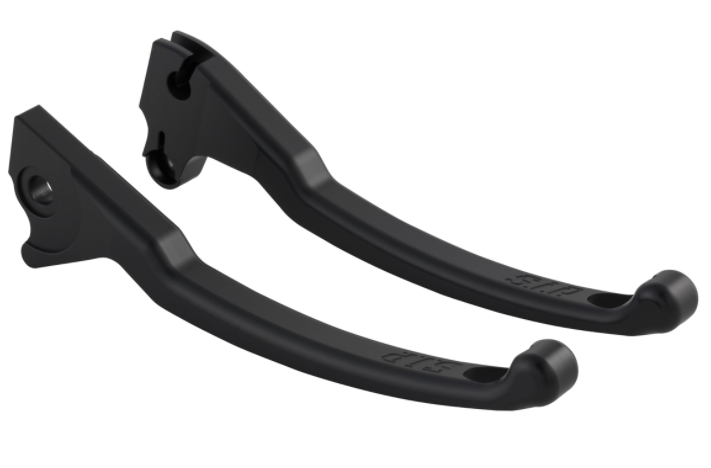Set leva freno sportivo sinistra/destra per Vespa LX/​LXV/​S/​Primavera/​Sprint 50-150ccm, nero opaco