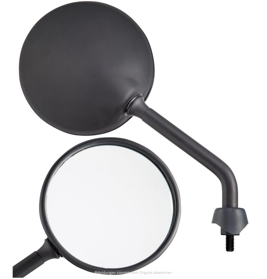 Specchio Shorty nero opaco, destro e sinistro per Vespa GTS /​ GTS Super HPE 125/​300 ('19-)