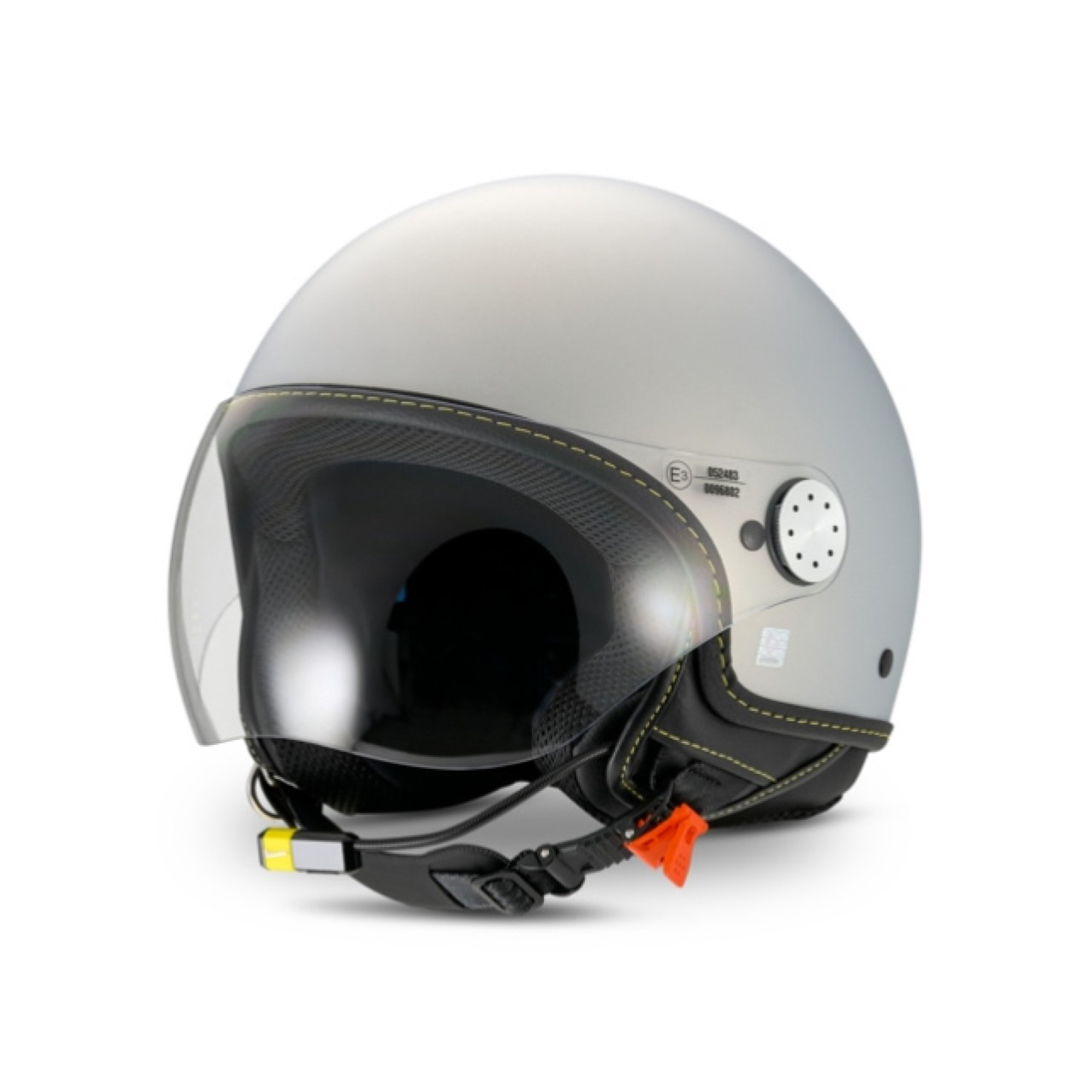 Vespa Jet Casco Visiera 4.0 Grigio Entusiasta Matt - Bluetooth
