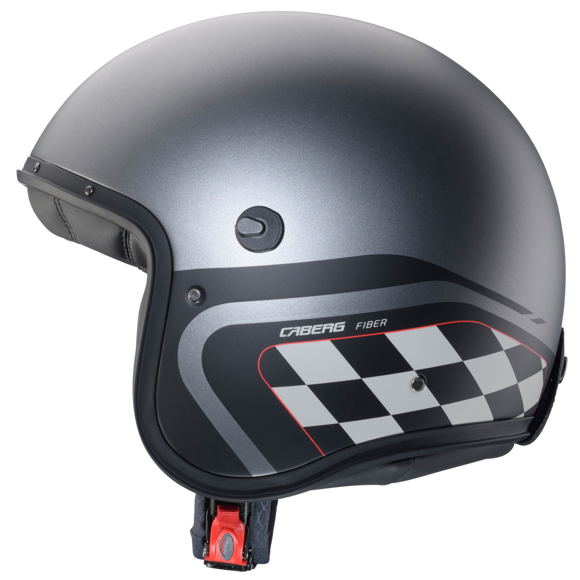 Caberg casco Freeride X Daytona opaco-fucile metallizzato/nero-bianco
